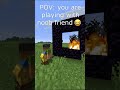 Subscribe! #minecraft #fun #minecraftshorts #noob #pov