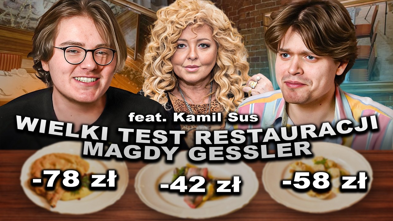 WYDALIŚMY 650 ZŁ NA JEDZENIE Z RESTAURACJI MAGDY GESSLER Z @KamilSus