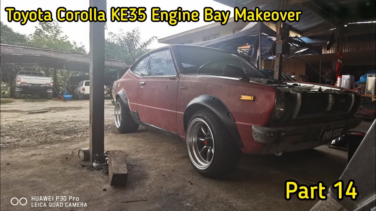 Toyota Corolla KE35 Engine Bay Makeover Part 14!!