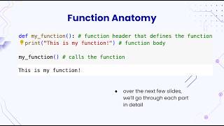 Python - Function Anatomy