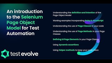 An introduction to the Selenium Page Object Model for Test Automation