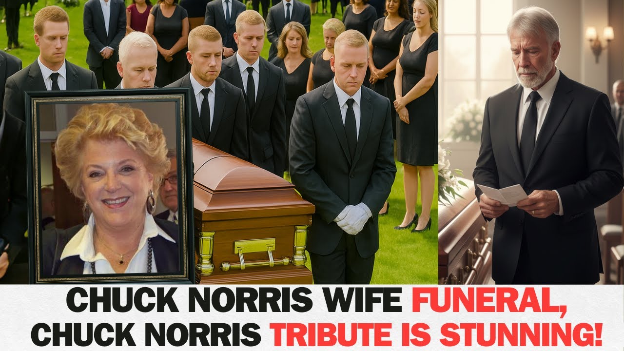 Chuck Norris Wife FUNERAL, Chuck Norris Tribute is STUNNING! - YouTube