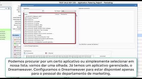 Application Metering with NetSupport DNA  (Portuguese)