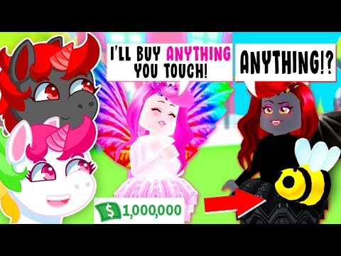 Buying My Unicorn Twin Everything She Touches In Adopt Me Roblox Youtube - buying everything my legendary unicorn touches in adopt me roblox