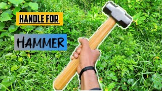 how to make wooden handle for hammer! .