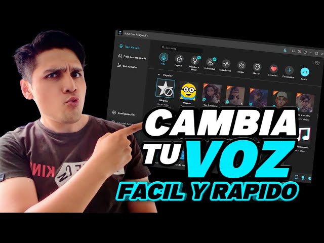 🔥EL MEJOR CAMBIADOR DE VOZ 2024!! ✅iMyFone MagicMic 🚨COMO CAMBIAR LA VOZ 👍Modulador de VOZ class=