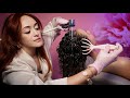 ASMR Detailed Curly Hair Scalp Check &amp; Hair Wash | Detangling, Shampooing, Water, Rinsing &amp; Massage
