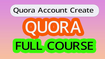 quora  account create professionally 2025 | Quora account setup | Make money online quora account