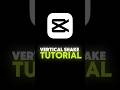 Vertical Shake Tutorial | Capcut | SENSEI EDITOR