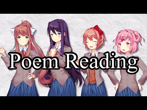 Doki Doki Literature Club | Second Day Poems | POEM READING