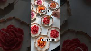 Urli Candle Making Process at home✨#sunflower #candlemaking #soywax #soycandles #soy #shorts #yt