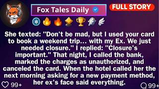 She Texted： ＂Don't Be Mad, But I Used Your Card To Book A Weekend Trip… With My Ex