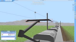 【RailSim】k-build架線追尾テスト【架空鉄道】