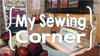 My Sewing Corner - Large Family, Small House Organization News