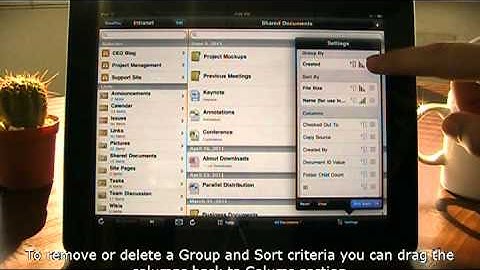 SharePlus Tutorials -- Group and Sort