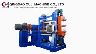 Compact Design rubber calender machine, Three rolls calender machine XY-400x1200 model