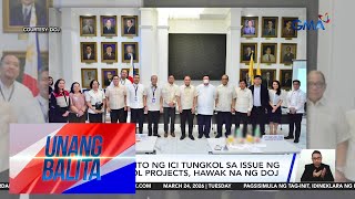 Mga dokumento ng ICI tungkol sa issue ng flood control projects, hawak na ng DOJ | Unang Balita