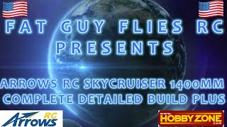 ARROWS RC 1400MM SKYCRUISER COMPLETE DETAILED BUILD by FGFRC #rc #fat screenshot 5