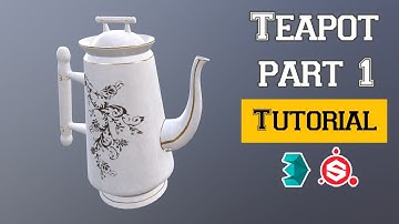 3Ds max 2019 Tutorial_texturing in Substance painter_teapot Part 1
