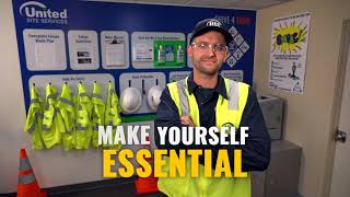 Make Yourself Essential. Make Your Move To United Site Services.