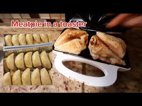 How To Bake Meatpie |Beef patties in A Sandwich Toaster in 15 minutes ...