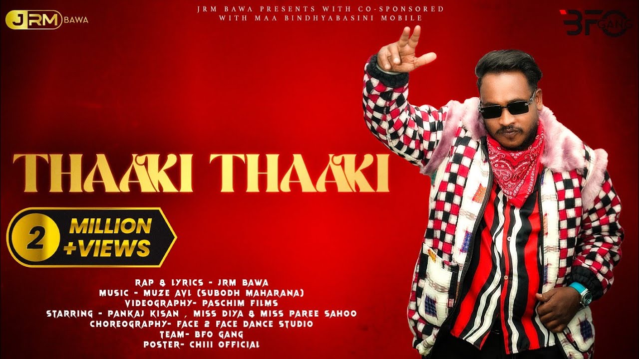 THAAKI THAAKI (OFFICAL VIDEO) || JRM BAWA ||  MUZE AVL (Subodh Maharana)| SAMBALPURI RAP SONG | 2K25