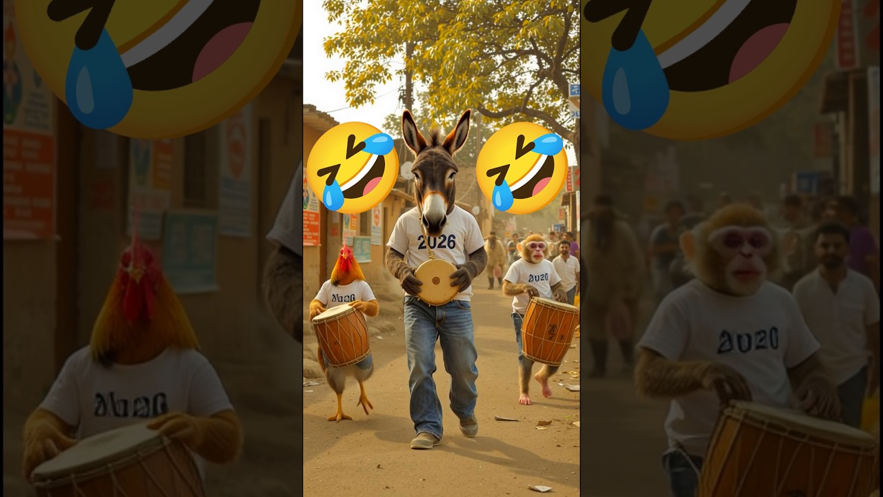 Funny Animal Dance Short Video | 