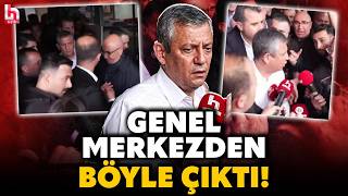 SON DAKİKA! ÖZGÜR ÖZEL'E TARİHİ DESTEK! Sloganlar ve alkışlarla CHP Genel Merkezinden böyle çıktı!