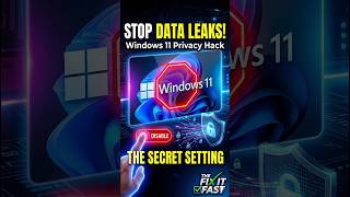 STOP Windows from Stealing Your Data! 🛑 (Disable THIS Now)
