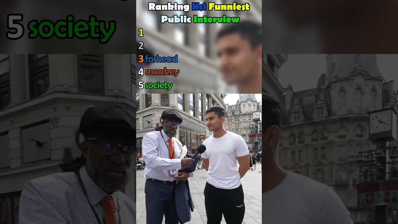 RANKING KSI FUNNIEST PUBLIC INTERVIEW 