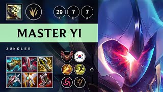 Master Yi Jungle vs Lee Sin - KR Grandmaster Patch 25.06 @ChallengerReplays