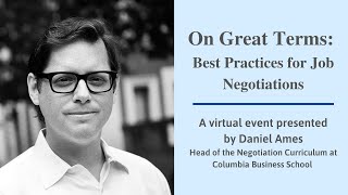 On Great Terms_ Best Practices for Job Negotiations