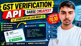 GST Verification API & GST Lookup 🔥 | Verify GSTIN, Business Details | Gaurav Beniwal screenshot 3