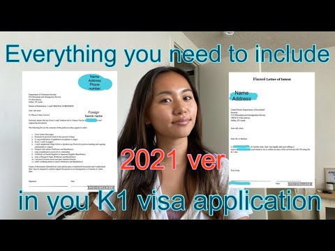 K1 Visa application packet 2021 [everything you need to include / things you need to make sure]