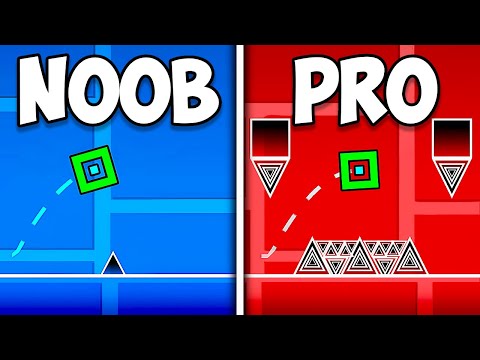 NOOB vs PRO Geometry Dash Challenge Swap