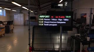 Bus Station Ampron LED Message Board Demo