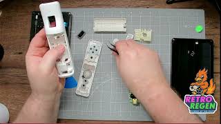 Nintendo Wii Remote Wiimote Full Disembly & Cleaning Batch Teardown