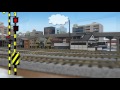 踏切とＮゲージ　Railroad crossing and N gauge プラレールっぽい｜踏切アニメ