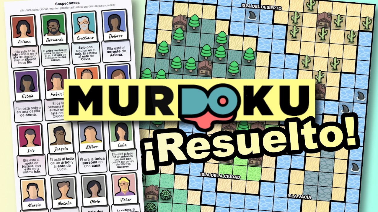 SOLUCIÓN Murdoku ISLAS MISTERIOSAS | Murdoku walkthrough