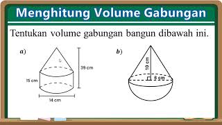Menghitung Volume Gabungan