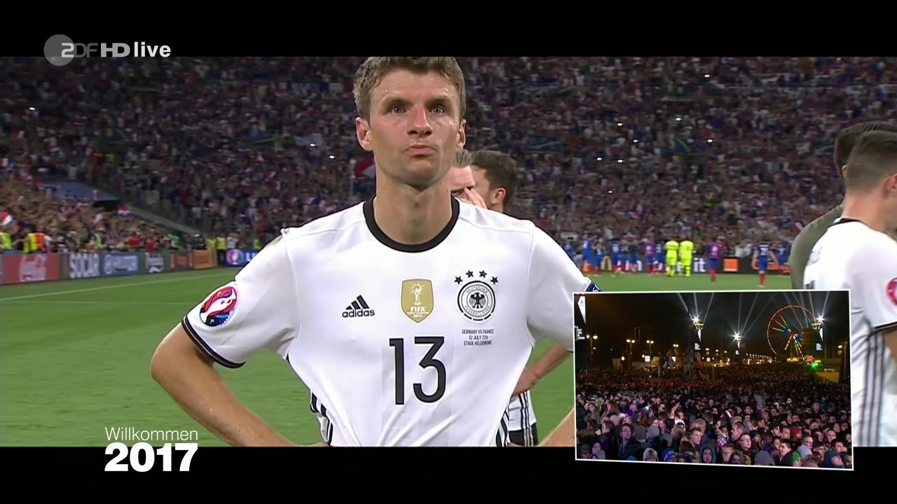 Momente der Fußball EM 2016 - im ZDF - Silvester 2016 am Brandenburger Tor (Willkommen 2017)