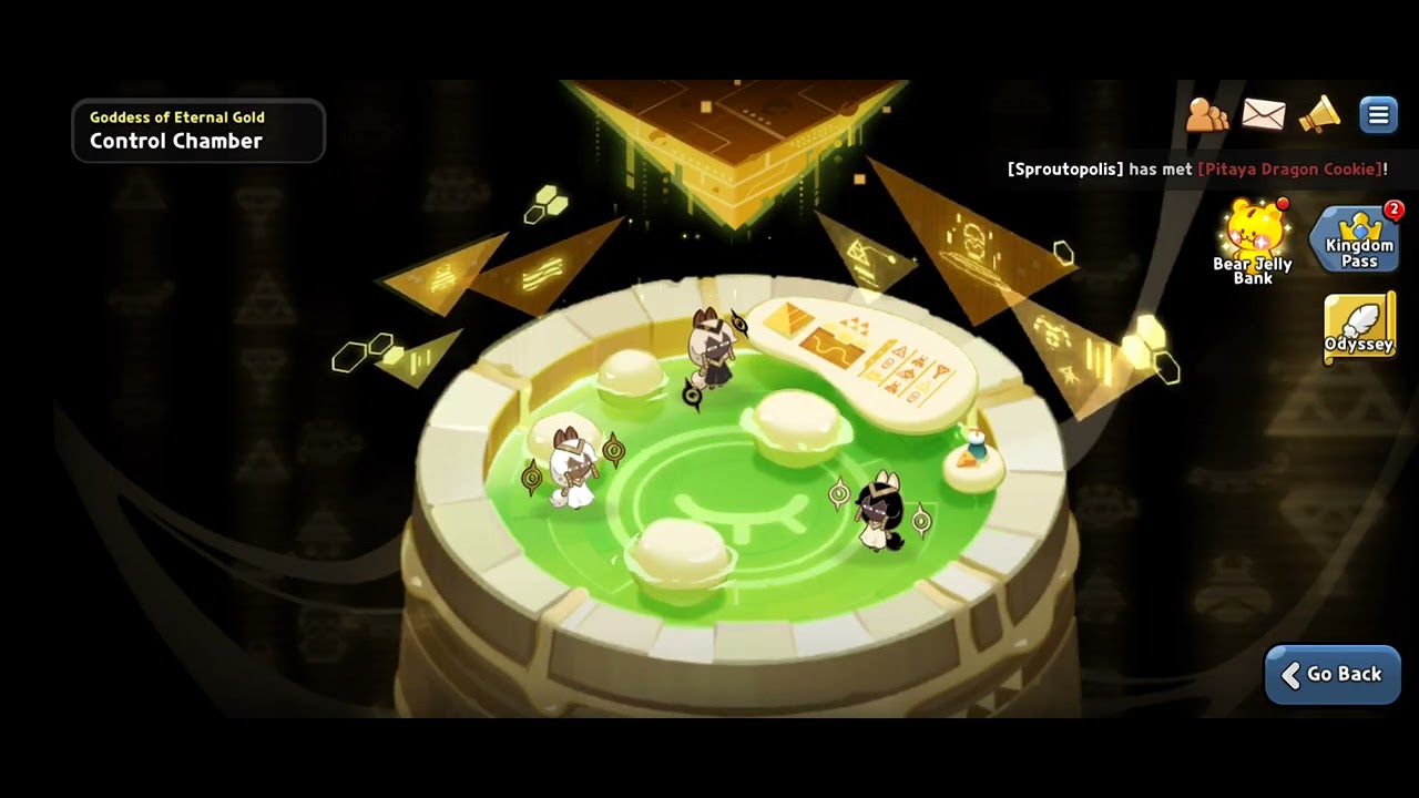 Cookie Run Kingdom OST - 'Control Chamber (Goddess of Eternal Gold)' Music Soundtrack HD 1080p