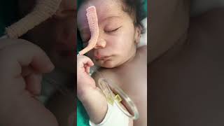 Newborn baby admit in nicu #nursingcare #neonatologist #newbornbaby #cutebaby 💉💉🥰