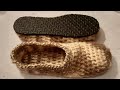 CÓMO TEJER  PANTUFLAS A CROCHET, EN 1 PIEZA, MUY FÁCIL Y RÁPIDO