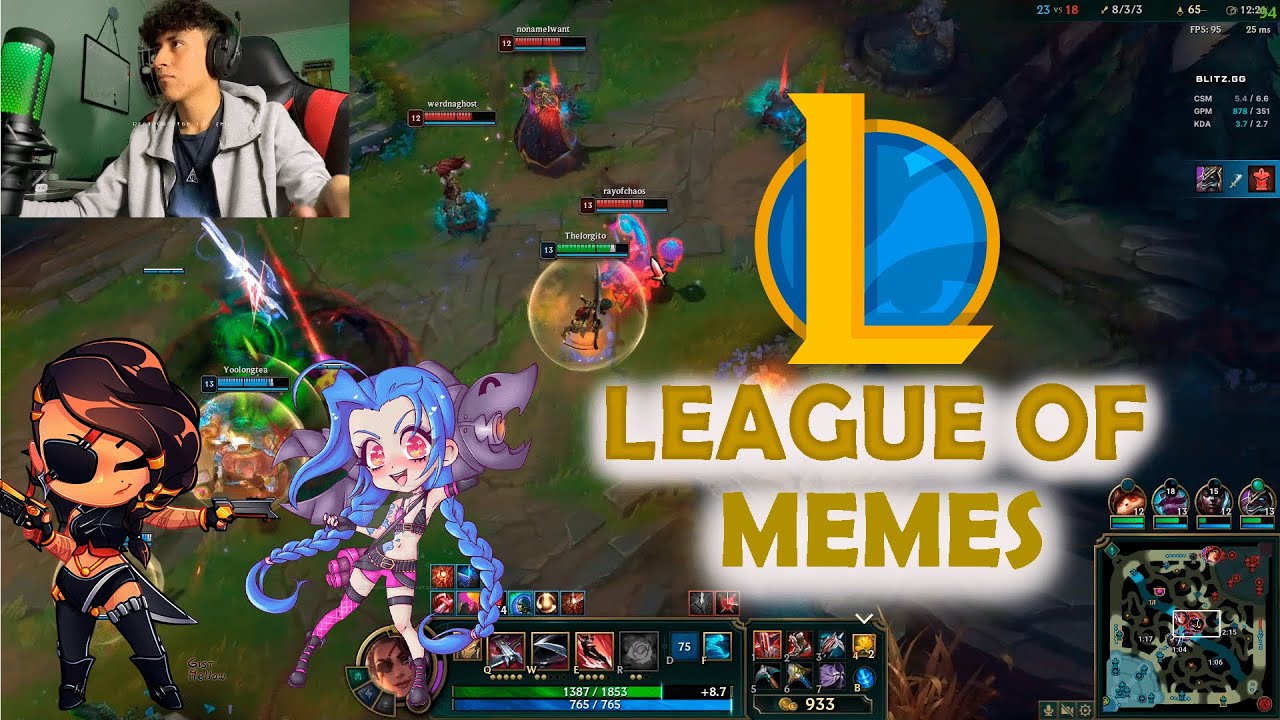 LEAGUE OF MEMES (League of legends) - TheJorgito - YouTube