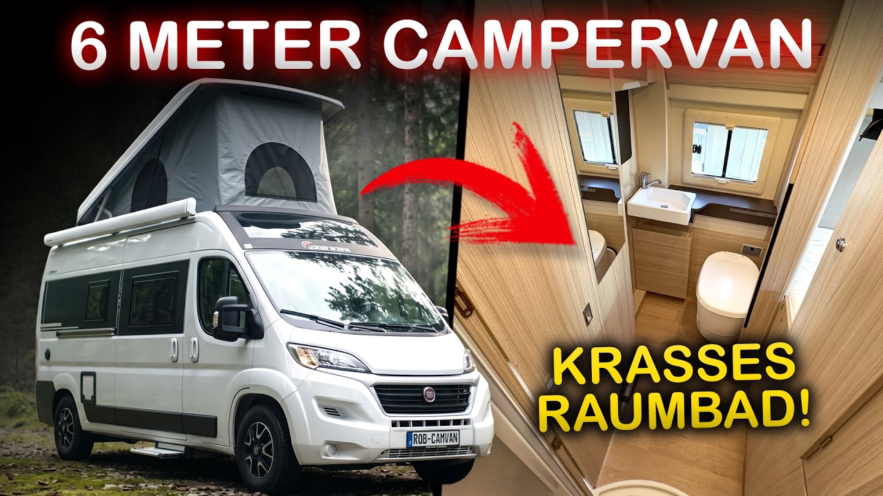 "So ein Bad hast DU noch nie gesehen!" - Innovativster Campervan der Campingbranche? Dreamer D55 Up