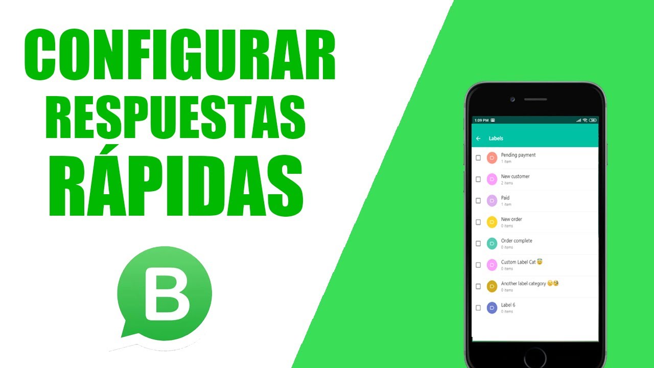 Whatsapp Business Como Configurar Respuestas Rapidas 2021 Youtube
