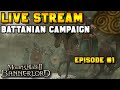 (v1.4.1) Battanian REALISTIC Campaign #1 - Mount & Blade 2: Bannerlord Stream