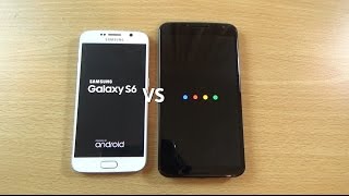 Nexus 6 Android 6.0 Marshmallow Dp3 Vs Galaxy S6 5.1.1 - Speed Test
