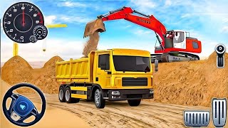 City Road Construction Simulator 3D 🚧 | Heavy Excavator & Truck (Android Gameplay) screenshot 3